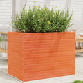 VidaXL Plantenbak 90x60x68,5 cm massief grenenhout wasbruin