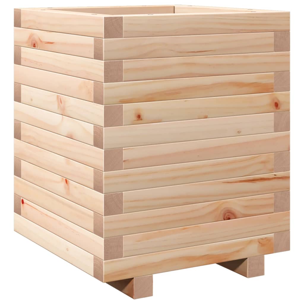 Vidaxl plantenbak 40x40x49,5 cm massief grenenhout