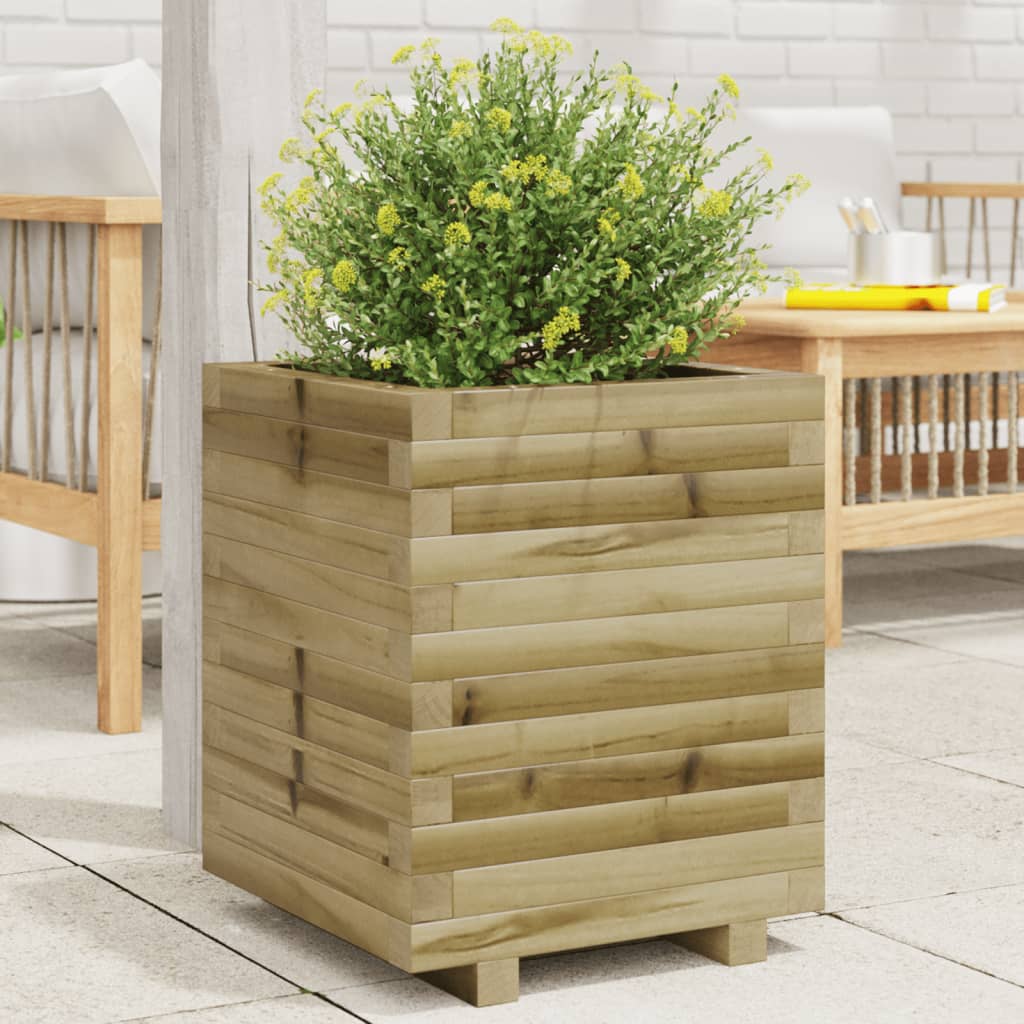 Vidaxl plantenbak 40x40x49,5 cm geïmpregneerd grenenhout