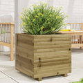 VidaXL Plantenbak 50x50x49,5 cm geïmpregneerd grenenhout
