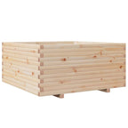 VidaXL Plantenbak 100x100x49,5 cm massief grenenhout