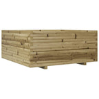 VidaXL Plantenbak 110x110x49,5 cm geïmpregneerd grenenhout