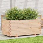 VidaXL Plantenbak 110x60x49,5 cm massief grenenhout