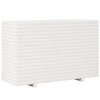 VidaXL Plantenbak 110x40x72,5 cm massief grenenhout wit