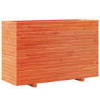 VidaXL Plantenbak 110x40x72,5 cm massief grenenhout wasbruin