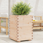 VidaXL Plantenbak 50x50x72 cm massief grenenhout