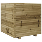 VidaXL Plantenbak 70x70x72 cm geïmpregneerd grenenhout