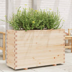 VidaXL Plantenbak 110x40x72 cm massief grenenhout