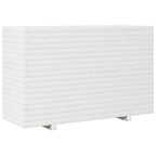 VidaXL Plantenbak 110x40x72 cm massief grenenhout wit