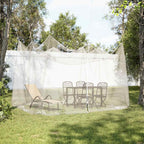 Vidaxl klamboe voor buiten 220 gaas wit 300x300x250 cm