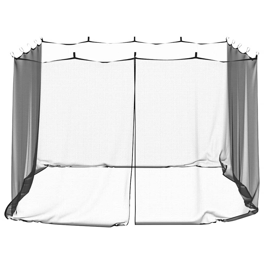Vidaxl klamboe voor buiten 220 gaas zwart 300x300x200 cm