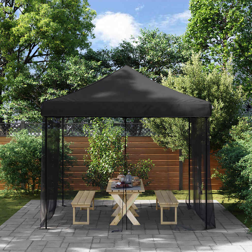 Vidaxl klamboe voor buiten 220 gaas zwart 300x300x200 cm