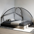 Vidaxl klamboe met deuren mongolia 220 gaas 200x180x135 cm zwart
