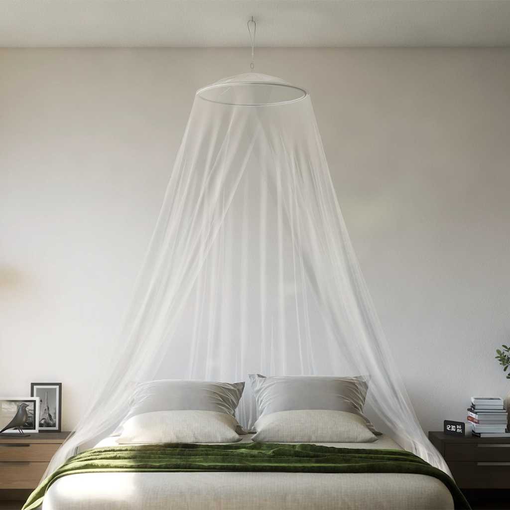 Vidaxl muggennet voor bed a-vorm 156 mesh 1270 cm polyester