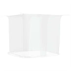 Vidaxl hangende klamboe 156 gaas 220x150x180 cm wit