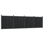 VidaXL Schuttingpaneel 699x186 cm HKC grijs