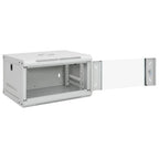 Vidaxl 6u wandgemonteerde netwerkkast 19 ip20 53x40x30 cm
