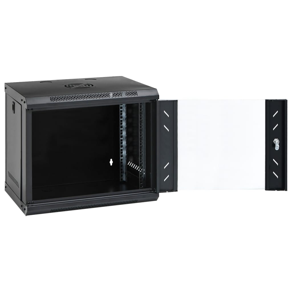 Vidaxl 9u wandgemonteerde netwerkkast 19 ip20 53x40x45 cm