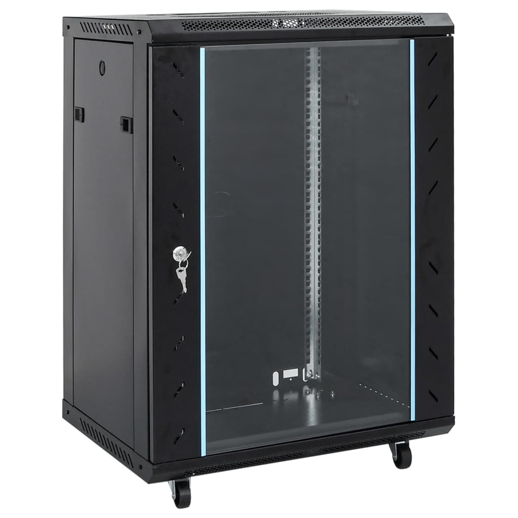 Vidaxl 15u netwerkkast met draaipoten 19 ip20 60x45x86 cm