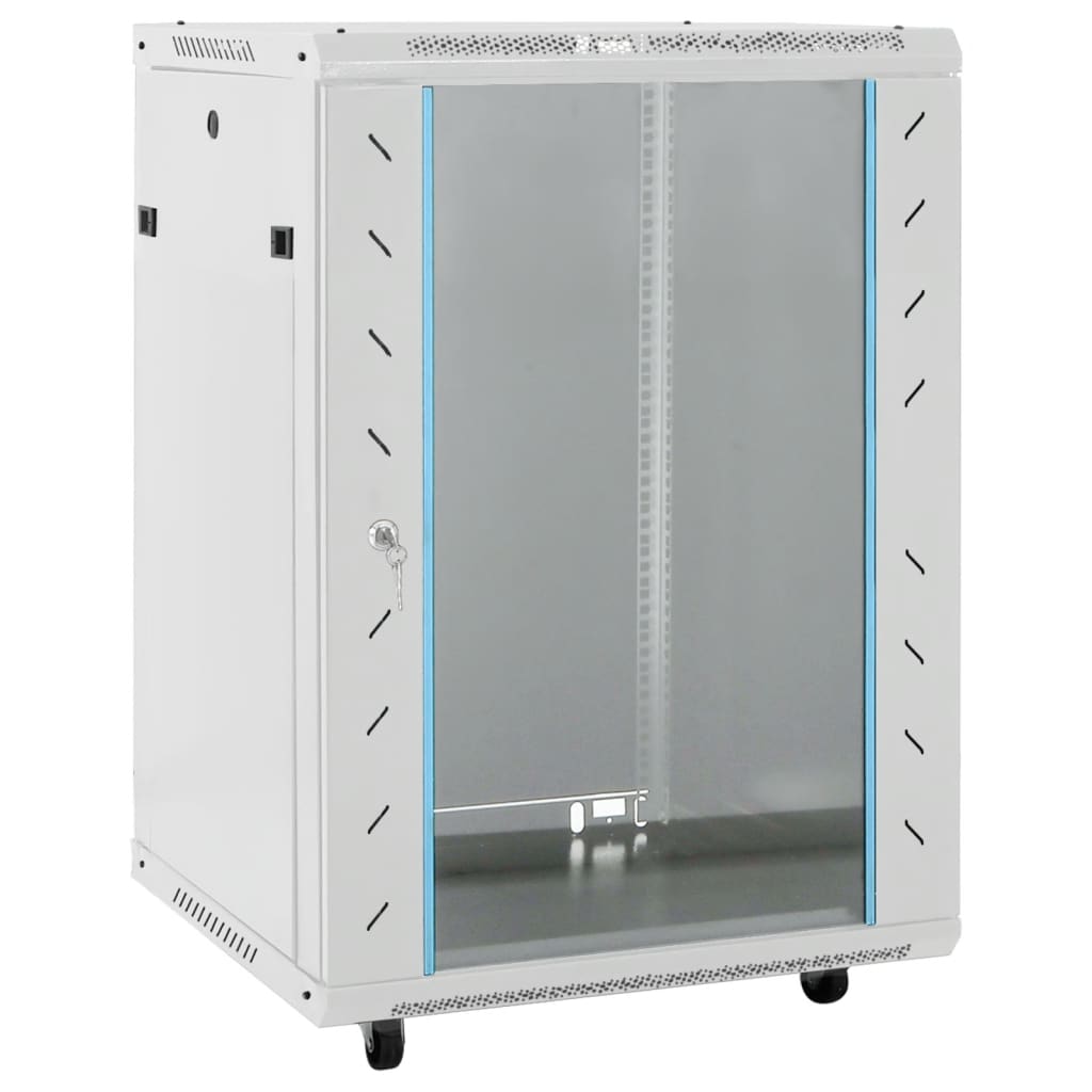 Vidaxl netwerkkast met draaiwieltjes 15u 19 ip20 60x45x86 cm