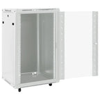 Vidaxl netwerkkast met draaiwieltjes 18u 19 ip20 60x60x100 cm