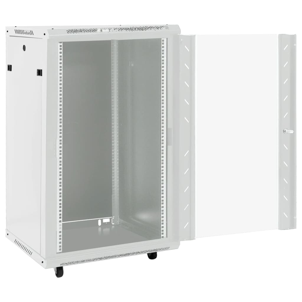 Vidaxl netwerkkast met draaiwieltjes 18u 19 ip20 60x60x100 cm