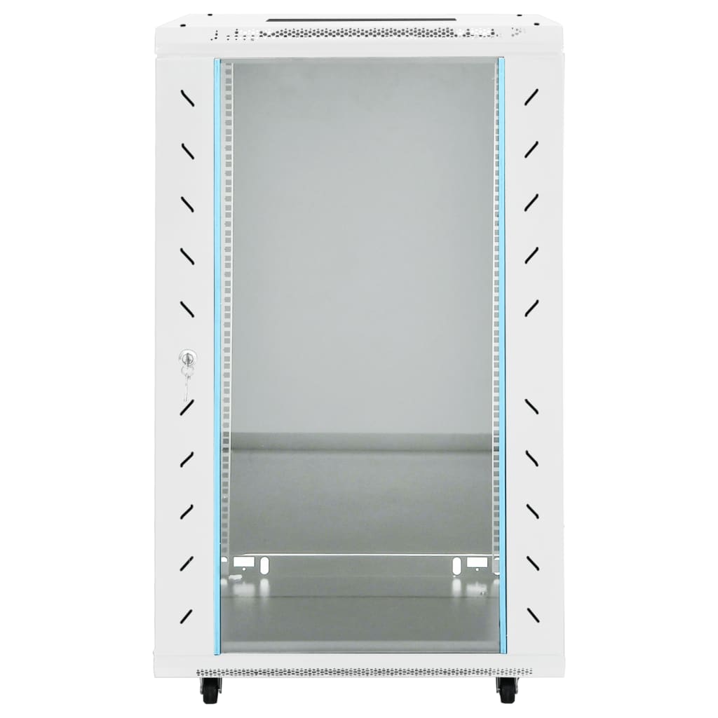 Vidaxl netwerkkast met draaiwieltjes 18u 19 ip20 60x60x100 cm