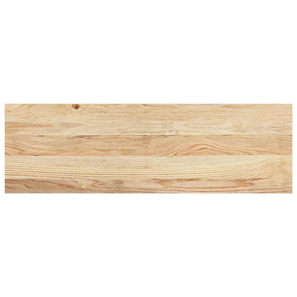 Vidaxl traptreden 2 st 80x25x2 cm onbehandeld massief eikenhout