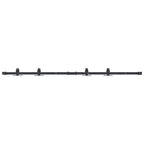 Vidaxl ophangset voor schuifdeur 152 cm koolstofstaal