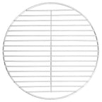Vidaxl barbecuerooster rond ø34,5 cm 304 roestvrij staal