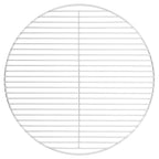 Vidaxl barbecuerooster rond ø50 cm 304 roestvrij staal