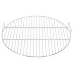 Vidaxl barbecuerooster met handgrepen rond ø44,5 cm 304 roestvrijstaal