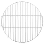 Vidaxl barbecuerooster met handgrepen rond ø44,5 cm 304 roestvrijstaal