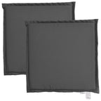 Vidaxl tuinzitkussens 2 st vierkant 45x45x2 cm antracietkleurig