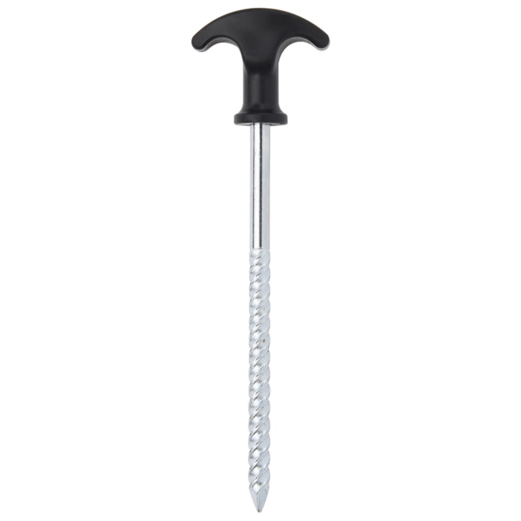 Vidaxl tentharingen 24 st ø7 mm 17 cm gegalvaniseerd staal