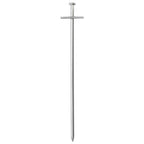 Vidaxl tentharingen 24 st ø6 mm 23 cm gegalvaniseerd staal