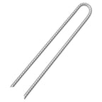 Vidaxl tentharingen 6 st u-vormig ø12 mm 41,5 cm gegalvaniseerd staal