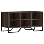 Vidaxl schoenenkast 90x38x45,5 cm bewerkt hout bruin eikenkleurig