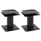 Vidaxl bootstoelpoten 2 st met 360° draaiplateau staal