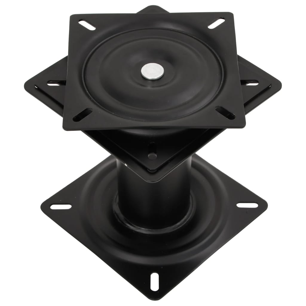 Vidaxl bootstoelpoten 2 st met 360° draaiplateau staal