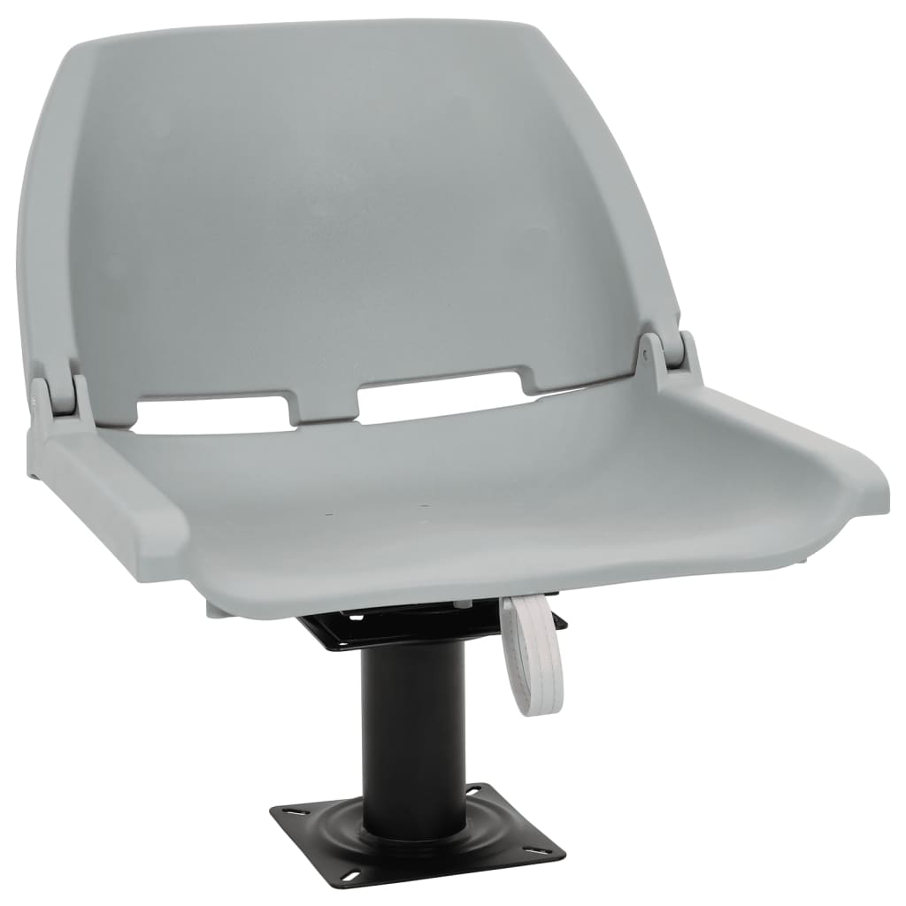 Vidaxl bootstoelen 2 st met poot 360° draaibaar