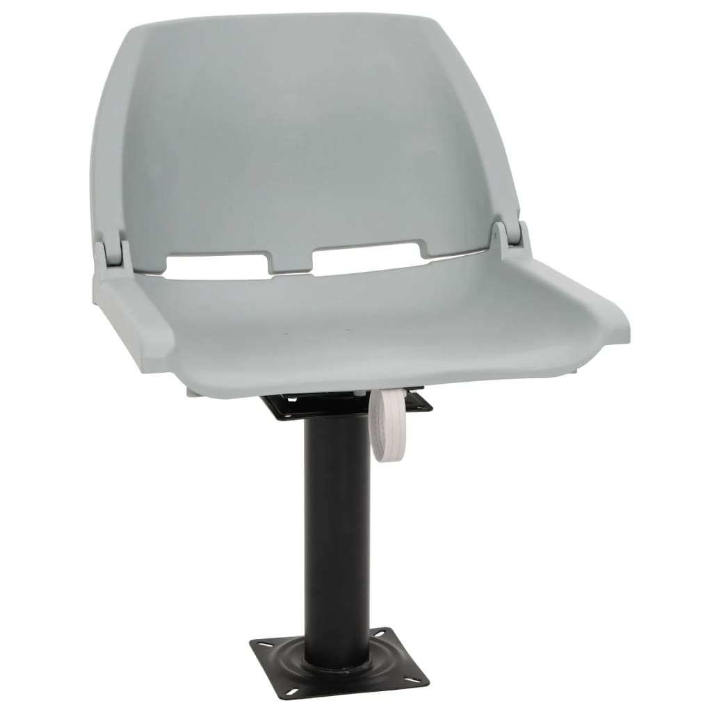 Vidaxl bootstoelen 2 st met poot 360° draaibaar