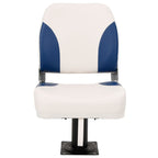 Vidaxl bootstoelen 2 st met poot 360° draaibaar