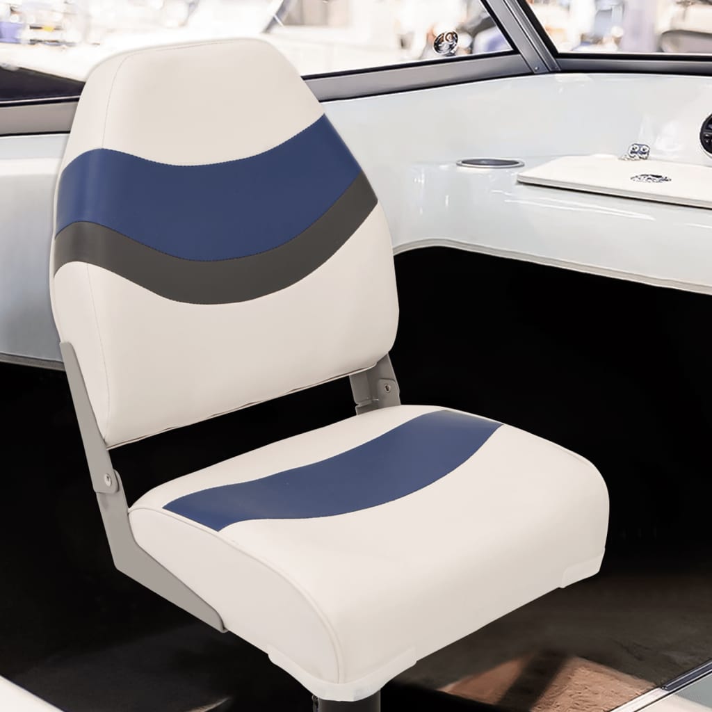 Vidaxl bootstoelen 2 st met poot 360° draaibaar