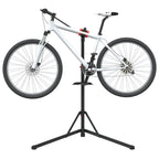 Vidaxl fietsreparatiestandaard inklapbaar 92-152 cm staal rood