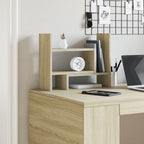 Vidaxl bureau organiser 38,5x17x39 cm bewerkt hout sonoma eikenkleurig