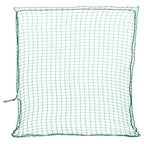 Vidaxl aanhangwagennet elastisch touw 4x4 m polypropeen groen