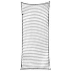 Vidaxl aanhangwagennet elastisch touw 8x3,5 m polypropeen zwart