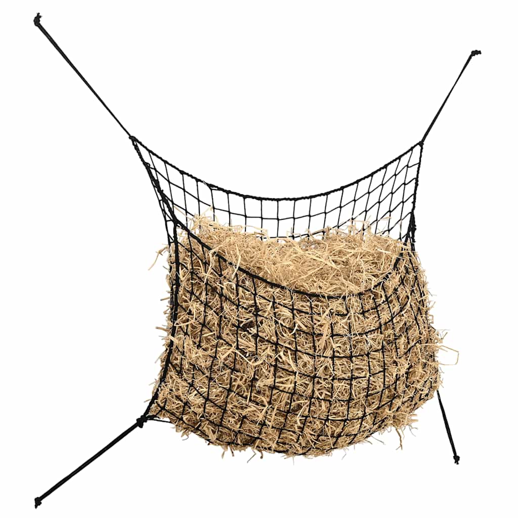 Vidaxl hooinetten 2 st 100x90 cm rechthoekig polypropeen zwart