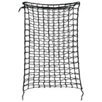 Vidaxl hooinetten 2 st 75x50 cm rond polypropeen zwart
